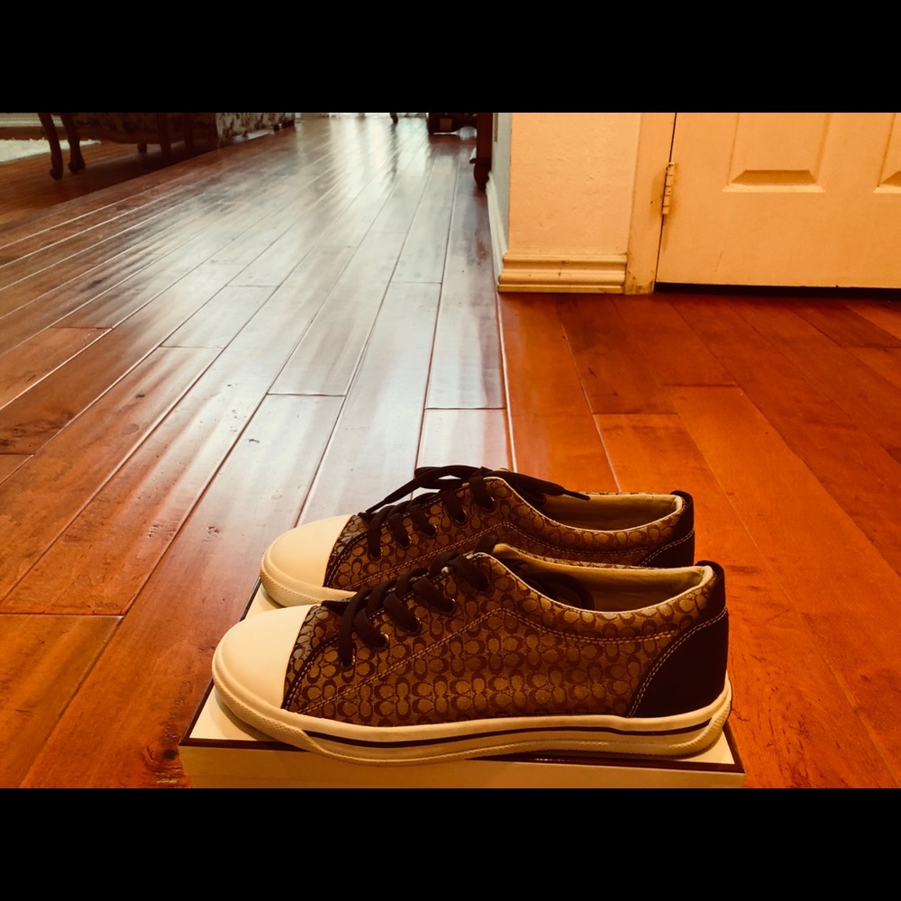 Coach monogram sneakers